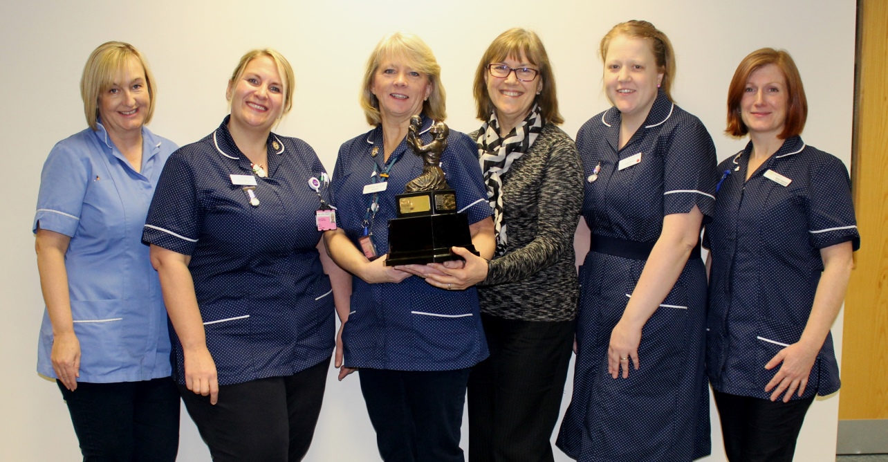 The midwife of the year award was presented to Derinda Nitsche