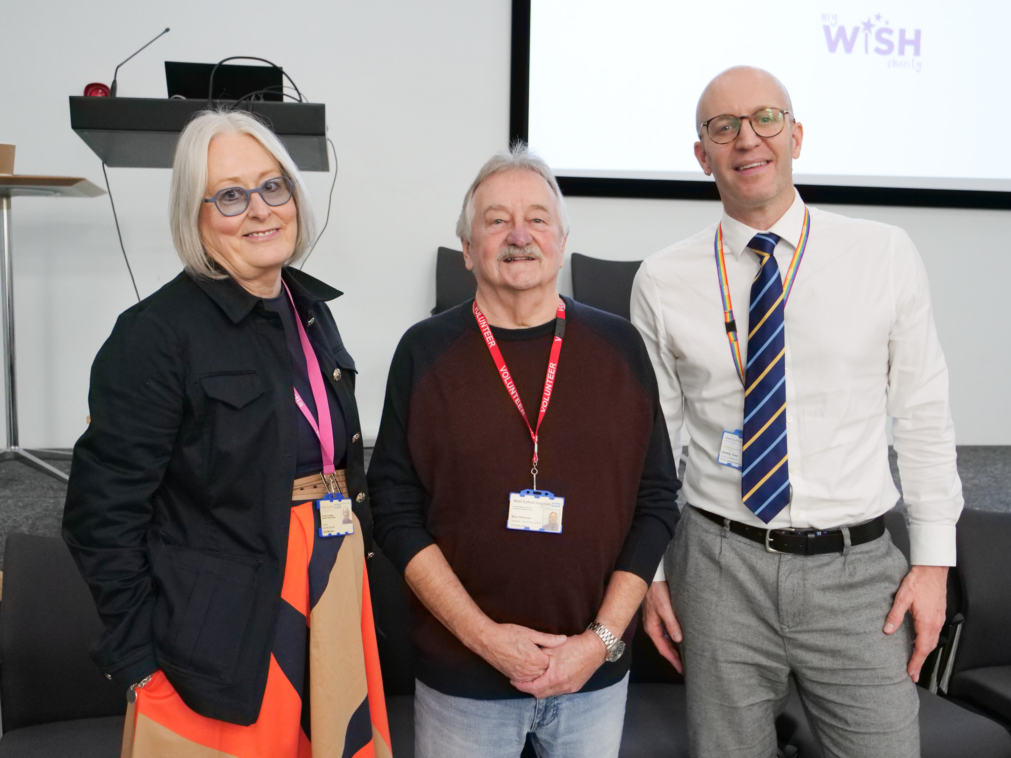 From left to right: Julie MacLeod, Brian Stoneham and Jeremy Over